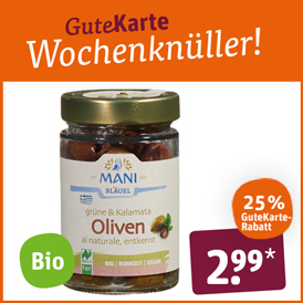 Naturland Mani Bläuel Bio-Oliven