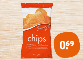 Jeden Tag Kartoffelchips