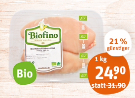 frisches Bio-Hähnchenbrustfilet