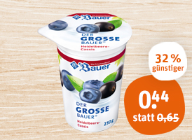 Bauer Der große Fruchtjoghurt