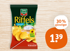 funny-frisch Riffels oder Ofen Chips 