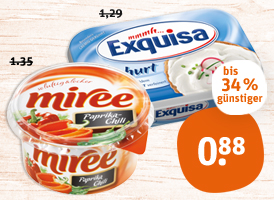 Exquisa oder Miree Frischkäsezubereitung