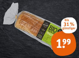 Naturland Herzberger Bio-Toastbrot