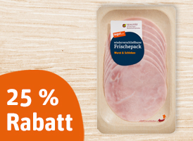 25 % Rabatt auf das gesamte tegut... Frischepack-Sortiment