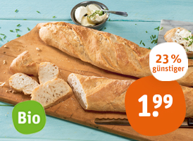 Naturland Herzberger Bio-Familienbaguette