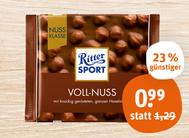 Ritter Sport Schokolade Nuss Klasse