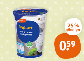 tegut... Joghurt oder fettarmer Joghurt