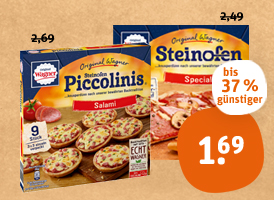 Original Wagner Steinofen-Pizza, Piccolinis, Flammkuchen oder Pizzies