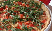 Tomaten Schinken Quiche