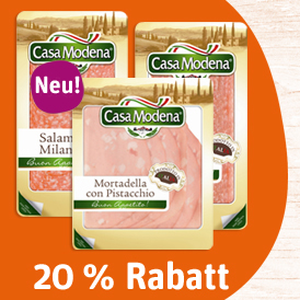 20 % auf Casa Modena Sortiment