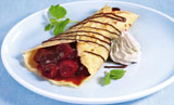 Schwarzwälder Kirsch-Crêpes