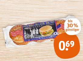 InterCookies24 6 Hamburgerbrötchen Sesam oder 4 Hamburgerbrötchen Sesam XXL