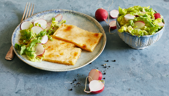 Rhöner Kartoffel(s)ploatz vom Blech