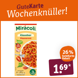 Mirácoli Nudel-Gericht