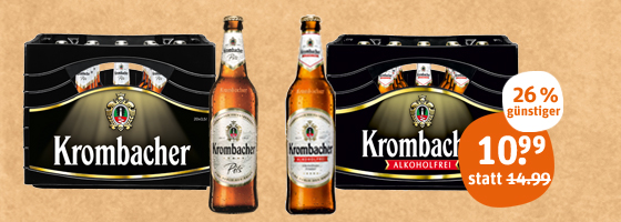 Krombacher Pils 1 oder Alkoholfrei