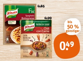 Knorr Fix oder Knorr natürlich lecker