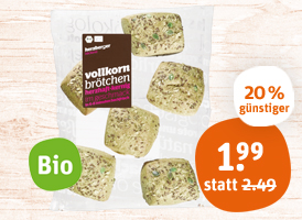 herzberger bäckerei Bio-Vollkornbrötchen oder -Dinkelbaguette
