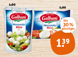 Galbani Mozzarella Maxi oder Mini