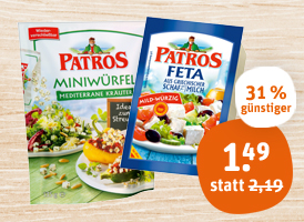 Patros Feta, Miniwürfel oder für Grill & Ofen