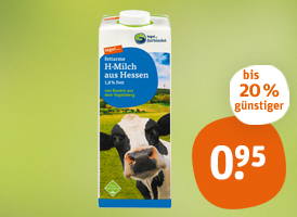 tegut... fairbindet H-Milch