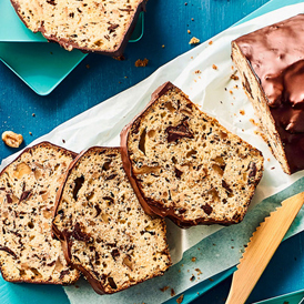 Bananen-Kuchen mit Zartbitterschokolade