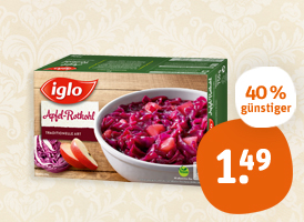 iglo Apfel-Rotkohl