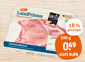 tegut... LandPrimus Schweinekoteletts