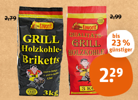 favorit Grillholzkohle oder -Briketts 8, 9