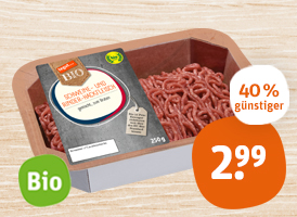 tegut... Bio-Hackflfleisch gemischt