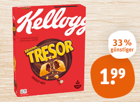 Kellogg’s Choco Krispies, Smacks, Frosties oder Tresor