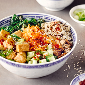 Bibimbap: Koreanisches Reis-Gemüse-Gericht