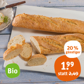 Naturland herzberger bäckerei Bio-Dinkelbaguette 38