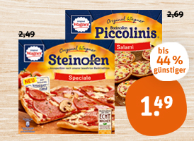 Original Wagner Steinofen-Pizza, Piccolinis, Flammkuchen oder Pizzies