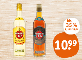 Havana Club 3 Añejo oder Añejo Especial