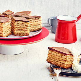 Baumkuchen mit Haselnusslikör