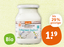 demeter Schrozberger Milchbauern Bio-Joghurt mild