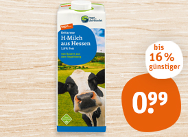 tegut... fairbindet H-Milch