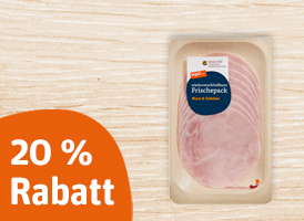 20 % Rabatt auf das gesamte tegut... Frischepack-Sortiment