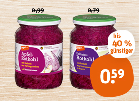 tegut.. Rotkohl und Apfelrotkohl