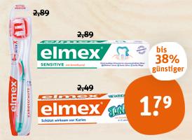 Elmex Zahncreme oder Zahnbürste