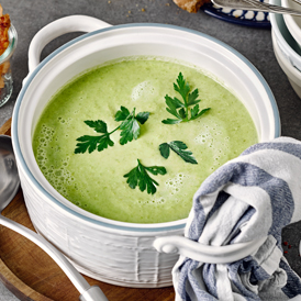 Erbsencremesuppe