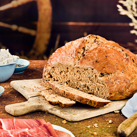 Bierbrot mit Röstzwiebeln