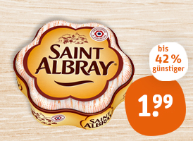 Saint Albray oder Chaumes Weichkäse