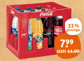 Coca-Cola*, Fanta, Sprite oder Mezzo-Mix*