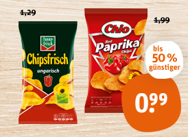 Chio Chips, funny-frisch Flippies oder Chipsfrisch