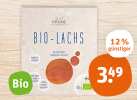 Krone Bio-Räucher-Lachs