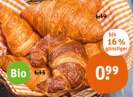 herberger bäckerei Bio-Butter- oder Bioland Bio-Laugencroissant