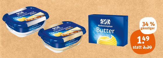 Weihenstephan Butter oder die Streichzarte