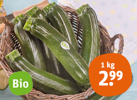 Bioland oder demeter Bio-Zucchini