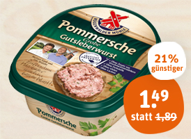 Rügenwalder Mühle Pommersche Gutsleberwurst